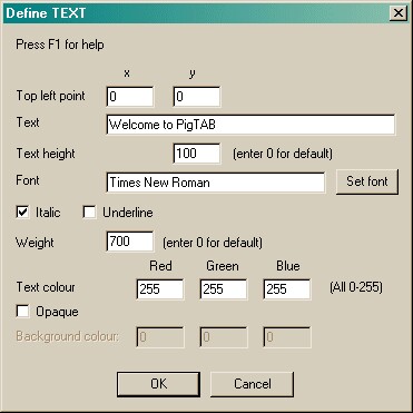 PigTab_DefineText